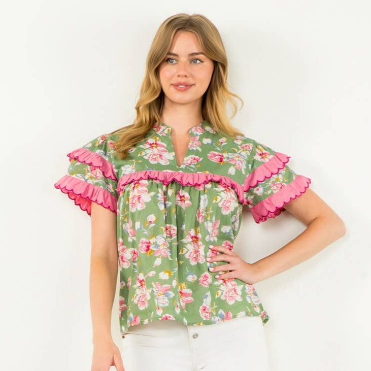 The Penelope Ruffle Top