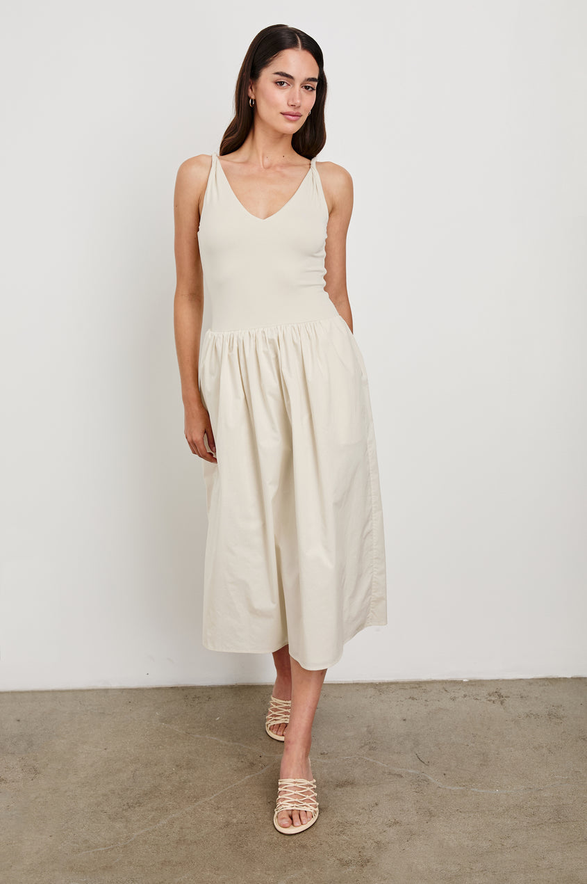 Franca Dress in Ivory