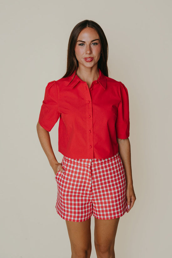 Fallon Top | Red