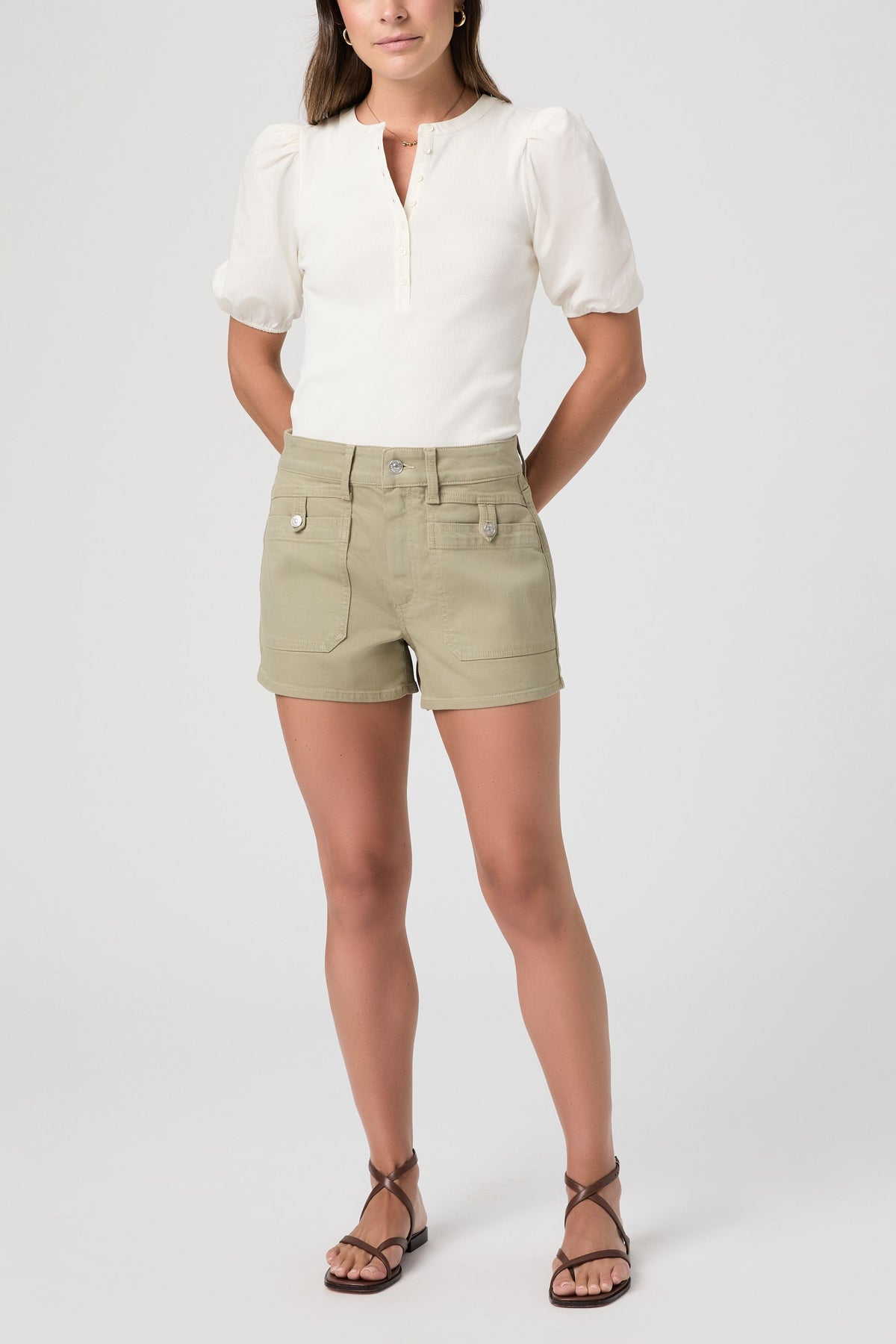 Fallon Short - Vintage Oak Moss