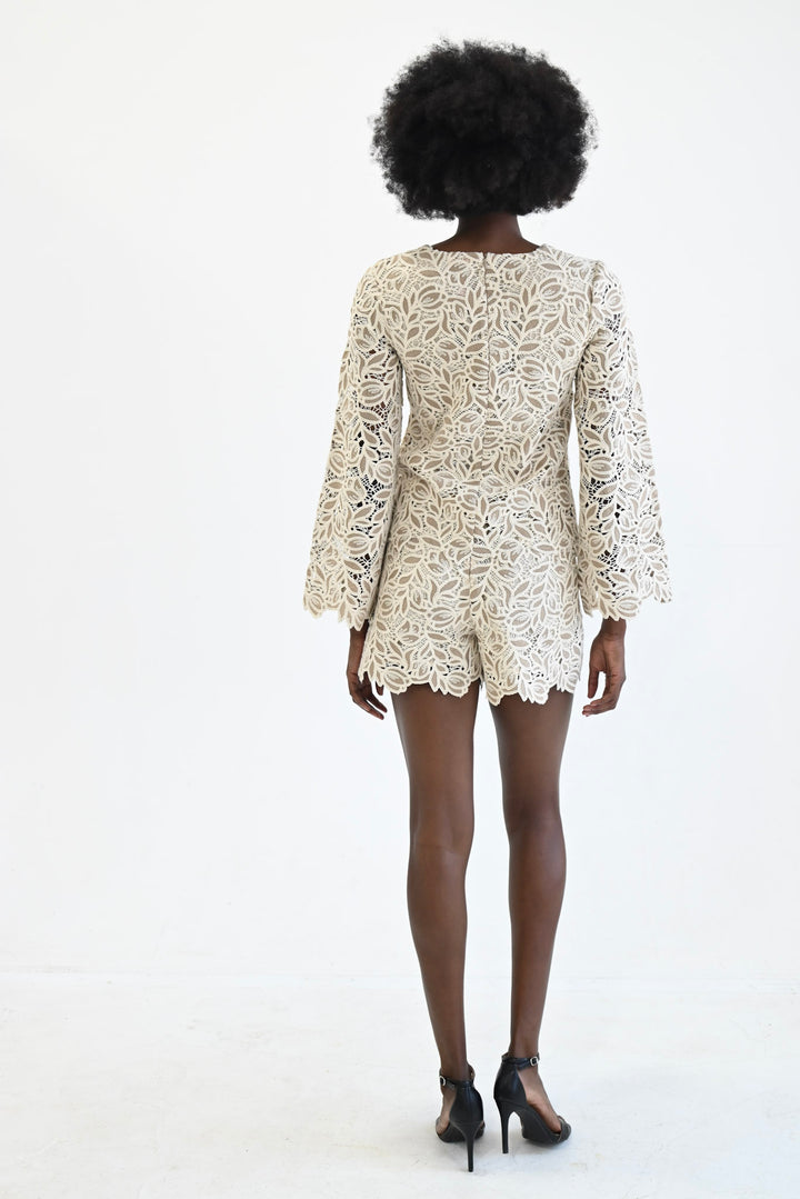 Amy Shorts | Grey Lace