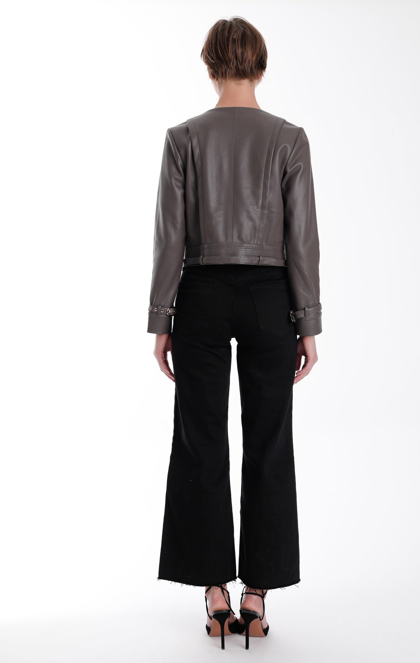 738 - Natalie Vegan Leather Jacket