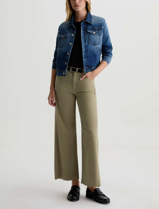 Saige Wide Leg Crop - Dusty Saige