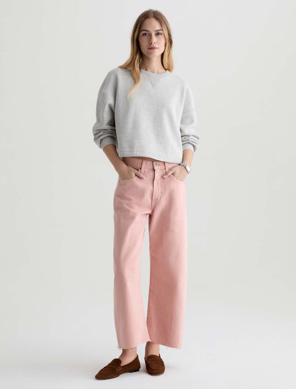 Hattie Crop | Rose