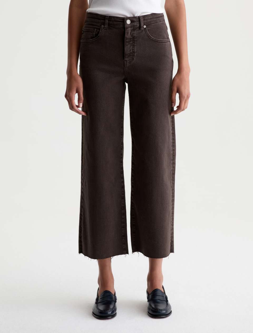 Saige Wide Leg Crop |  Color SULFUR BURNT UMBER