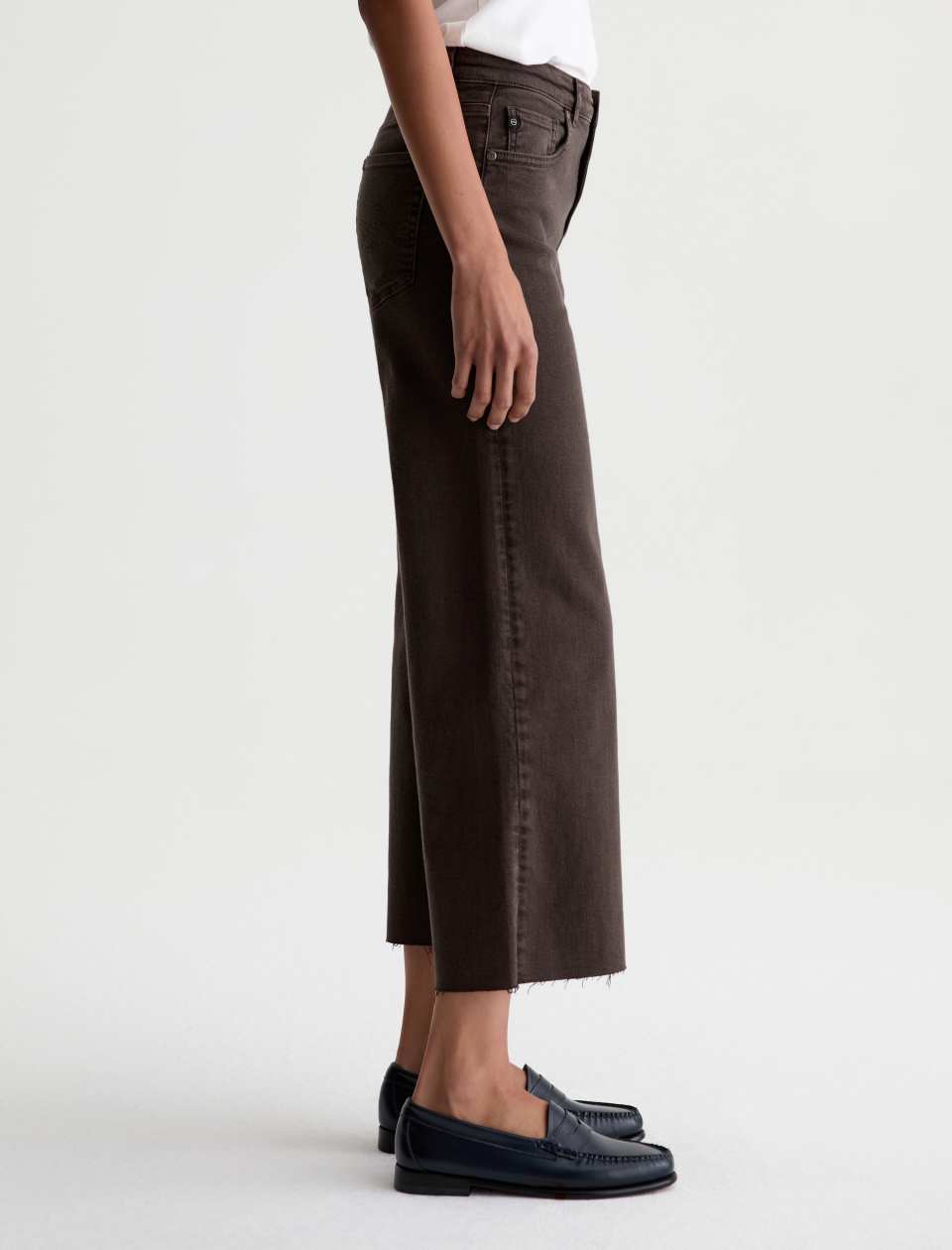 Saige Wide Leg Crop |  Color SULFUR BURNT UMBER