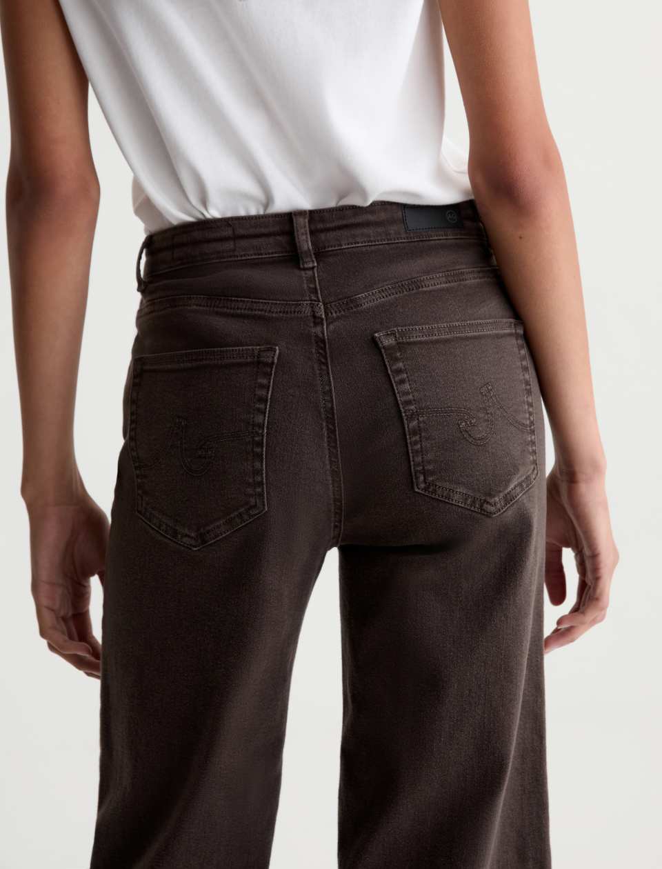 Saige Wide Leg Crop |  Color SULFUR BURNT UMBER