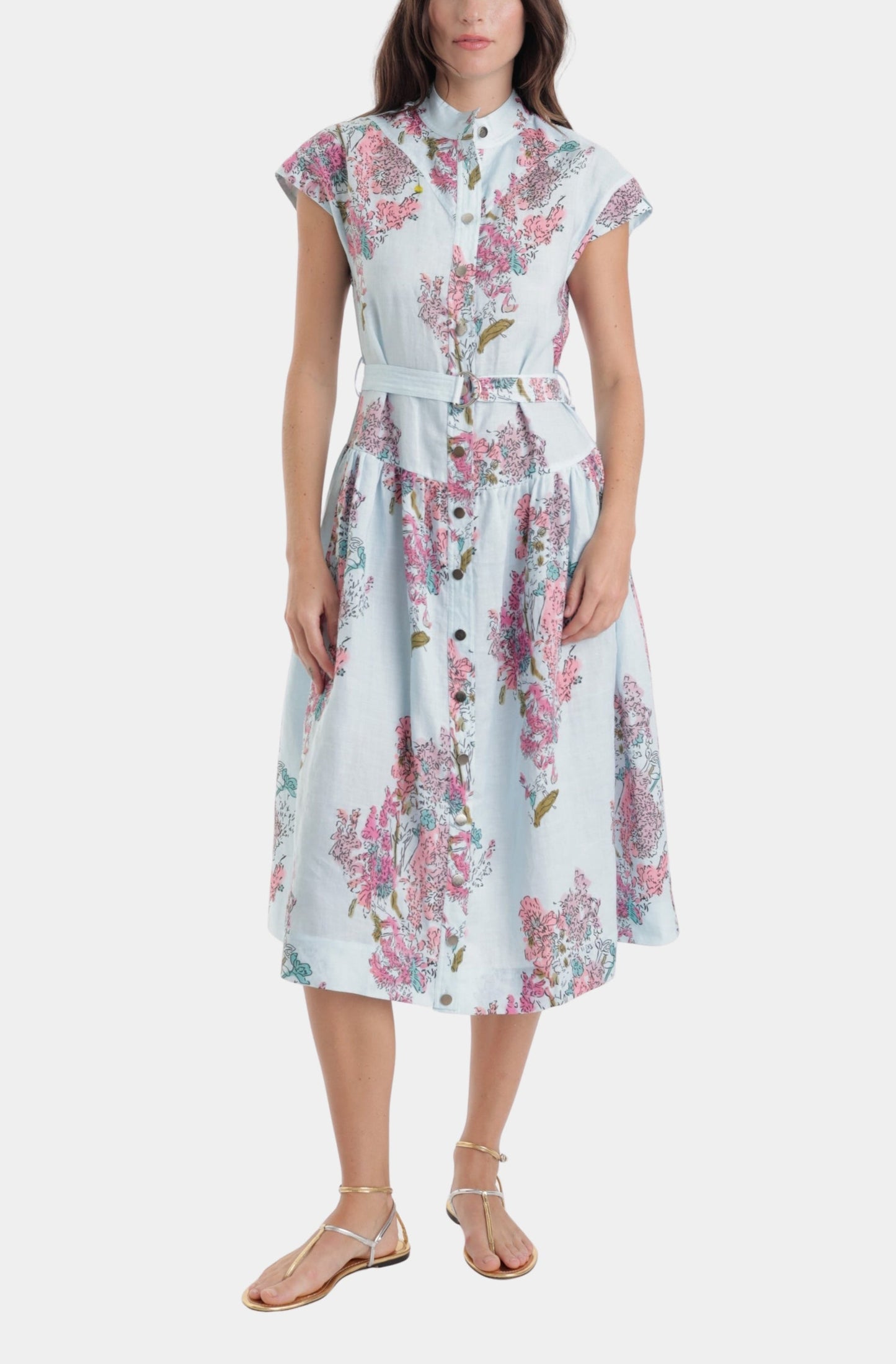Zelie Dress Light Blue Floral
