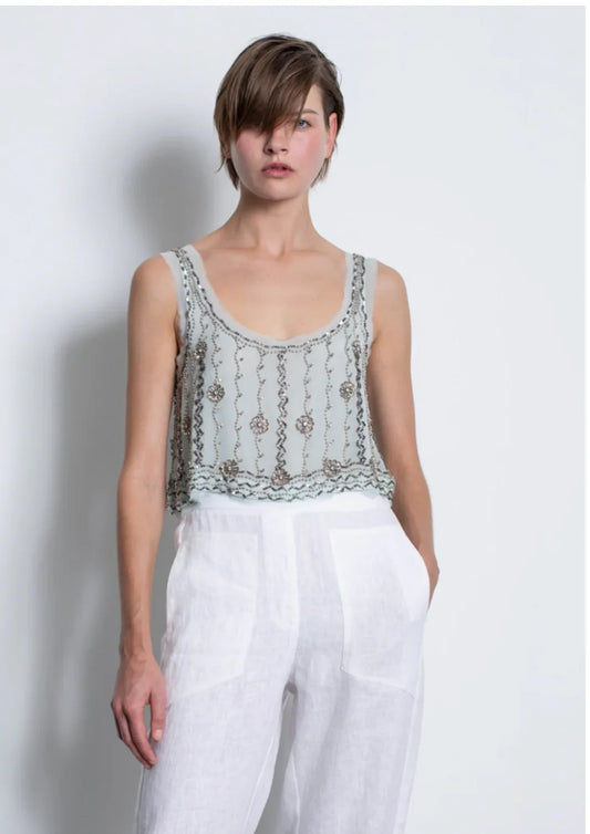Solana Embroidered Tank Top