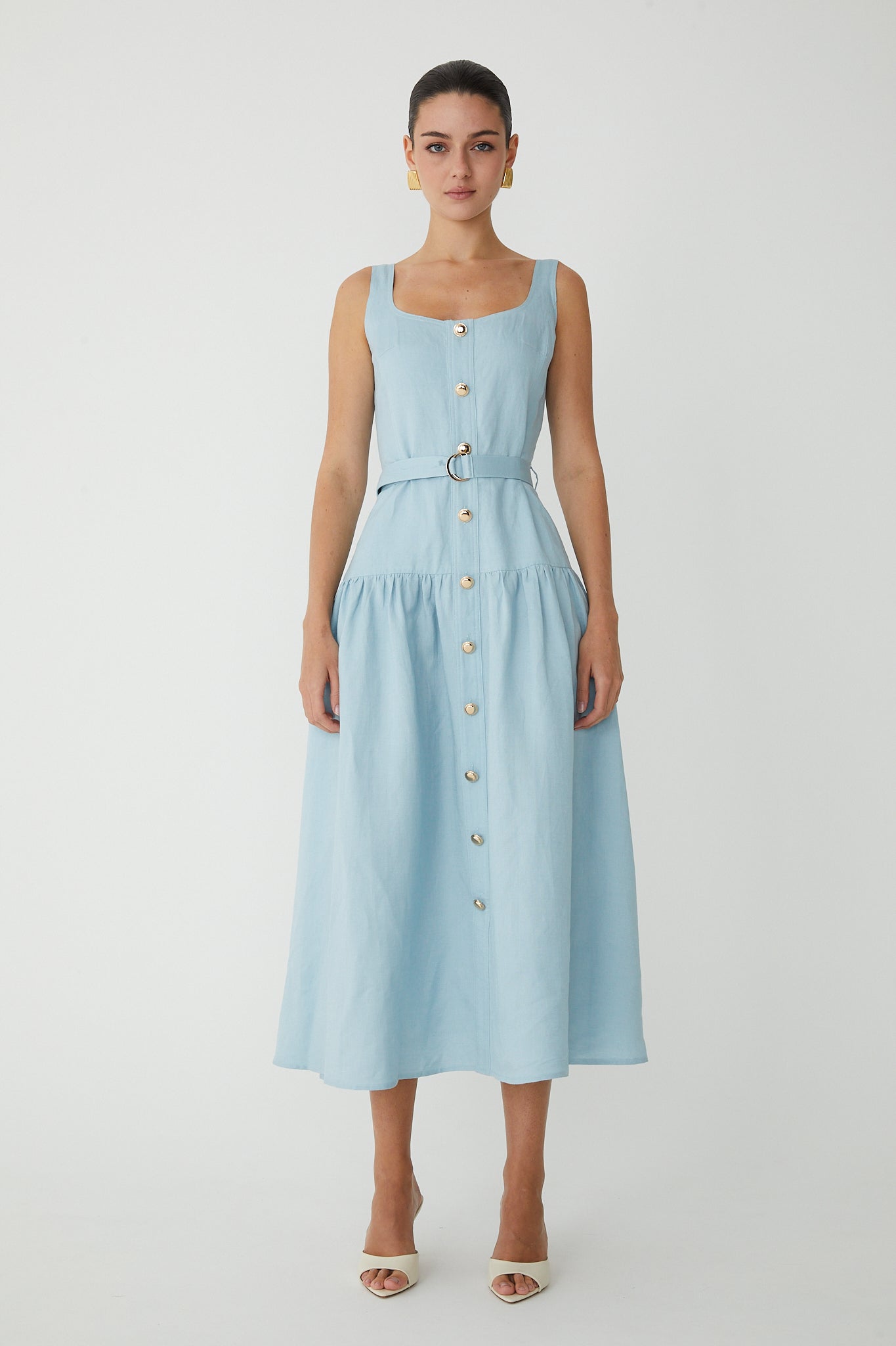 Callan Dress | Light Blue