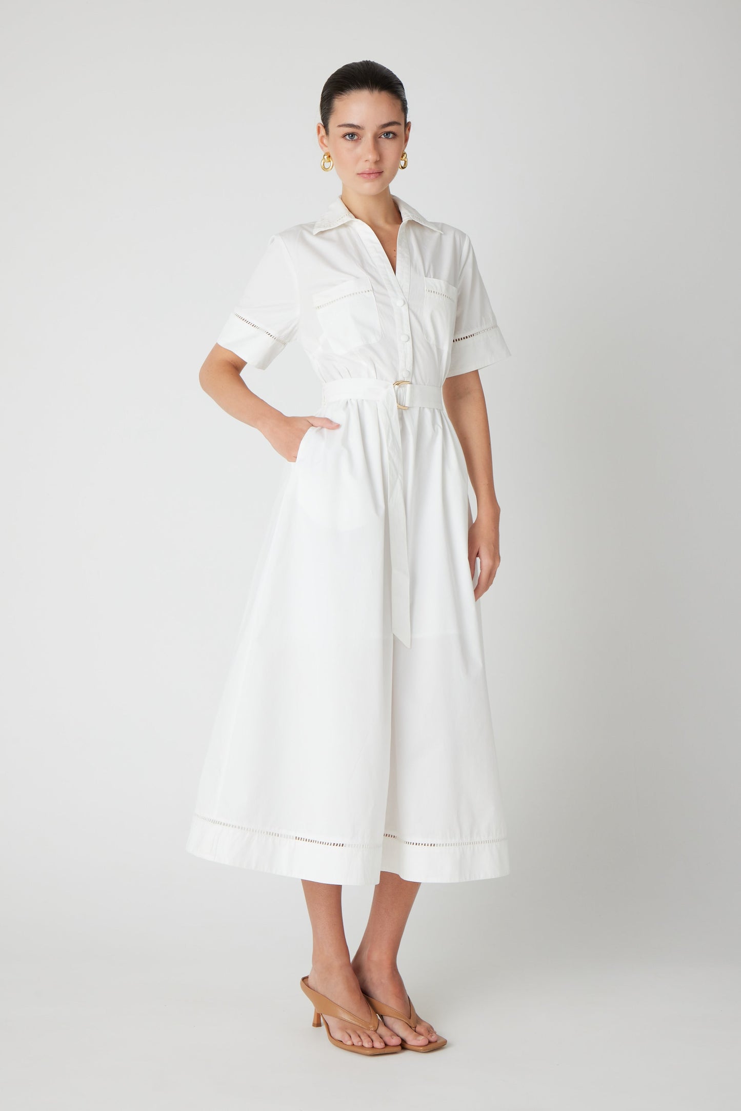 COLTON DRESS | White