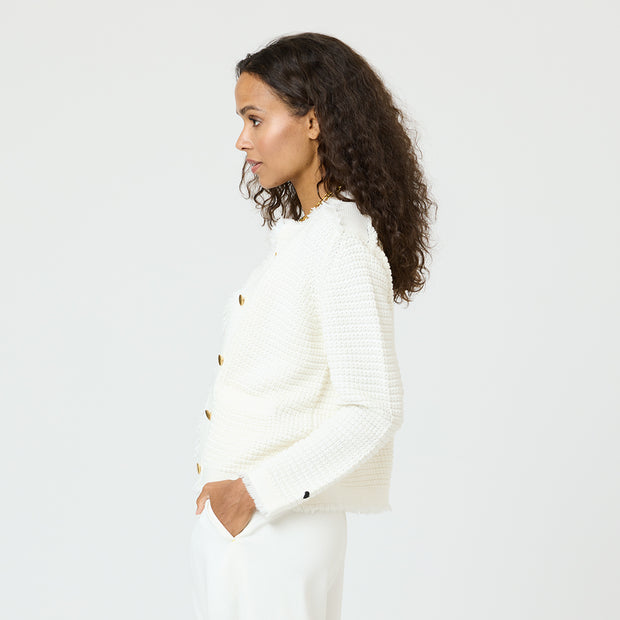 Beau-Lero Fringe Cardigan
