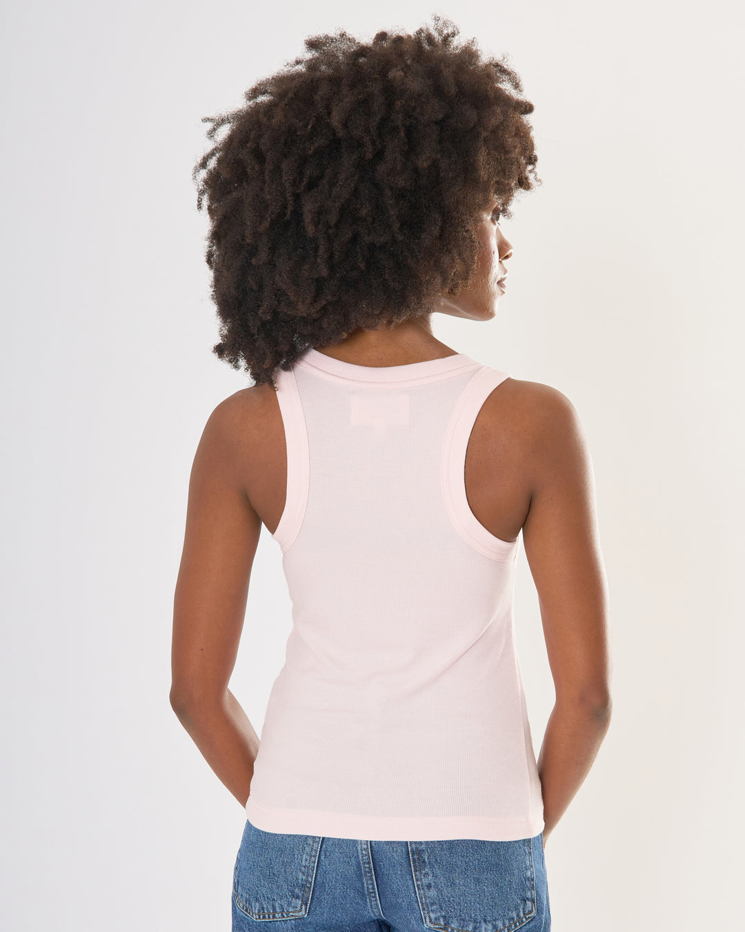 Knoxville Ribbed Tank - Petal