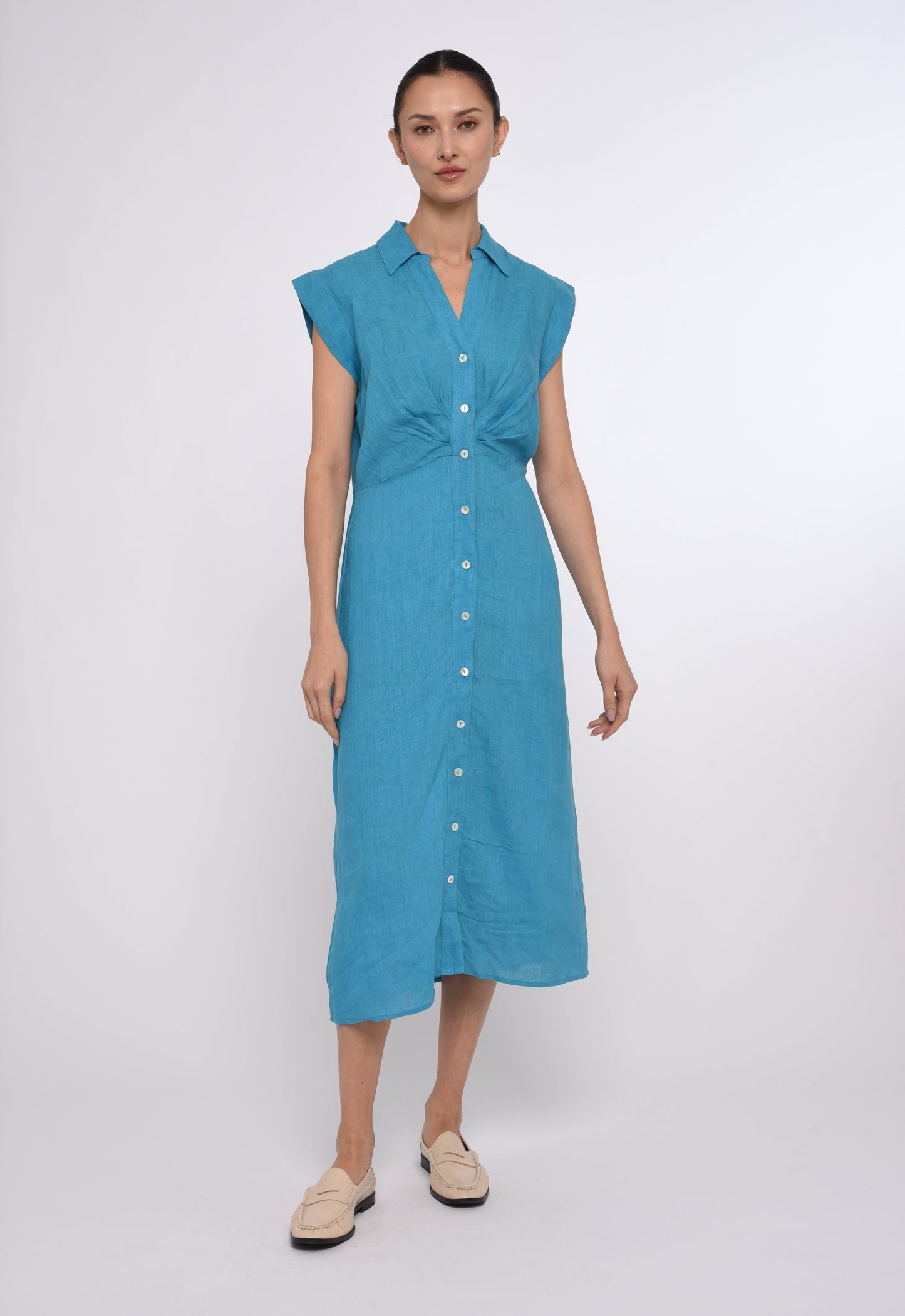 Simmons Dress | Maui Blue