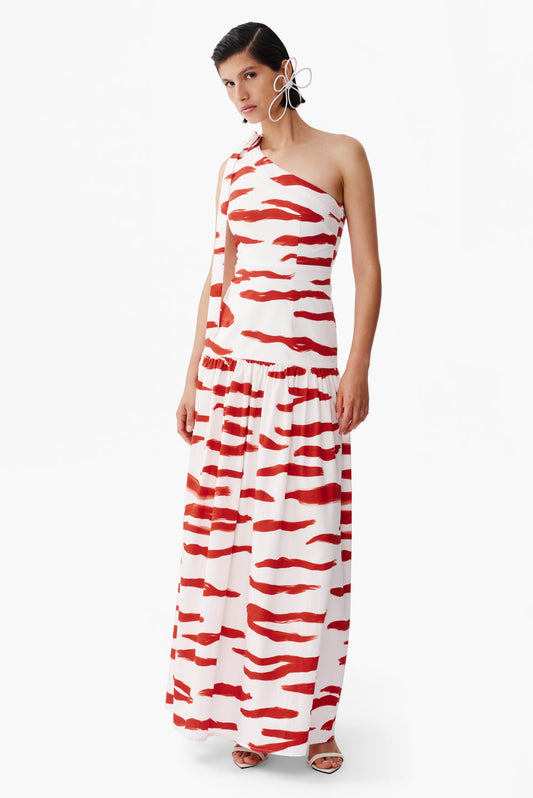 Palma Dress | Litoral Rojo Print