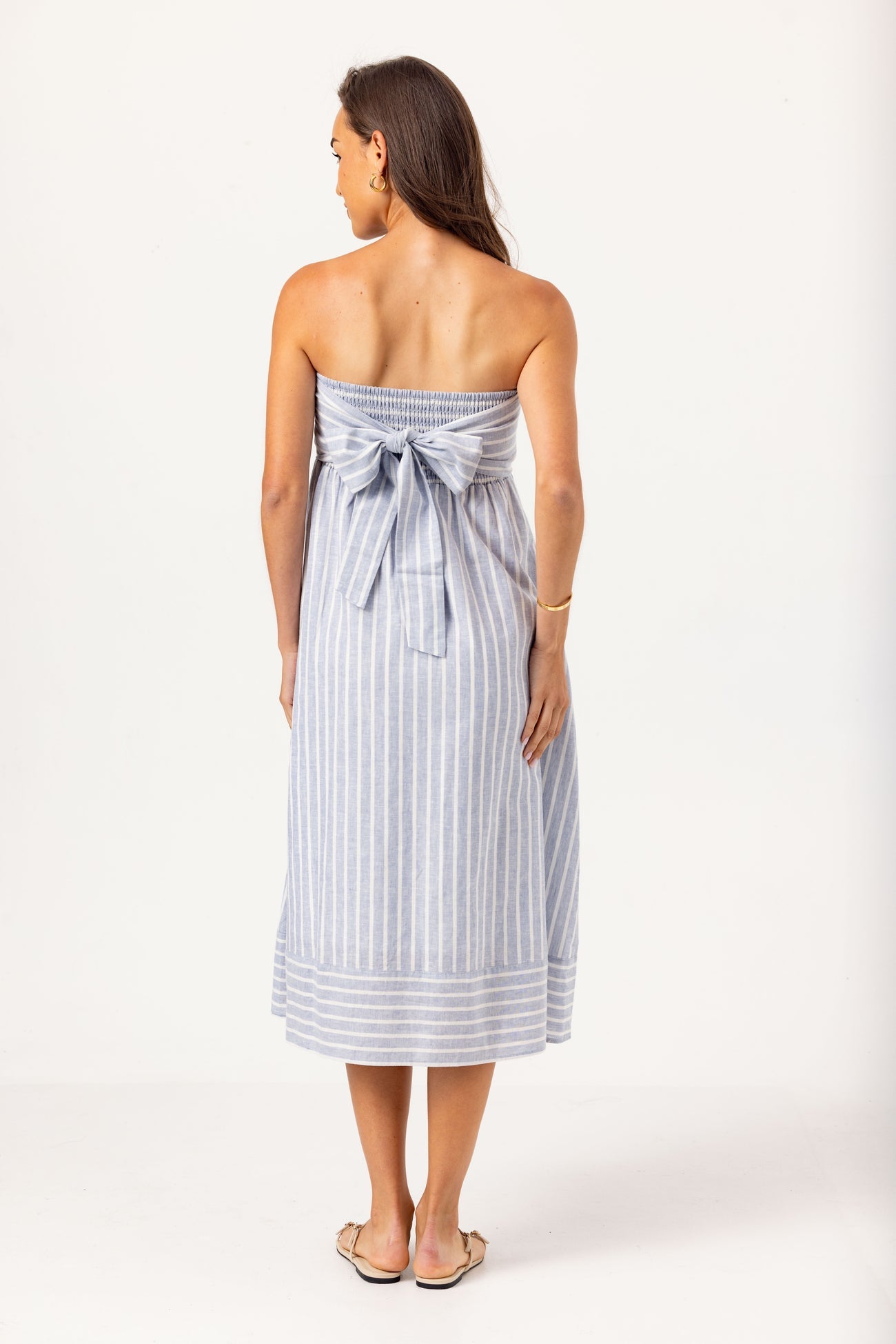 Slate Stripe Kenny Dress