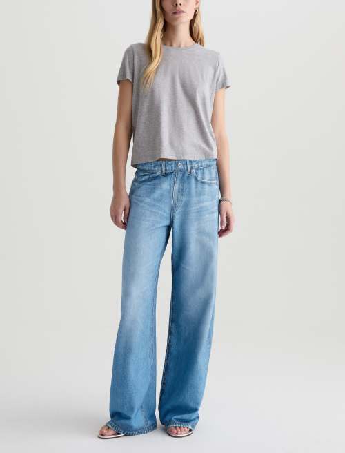 Adria Off-Duty Denim Sweatpant