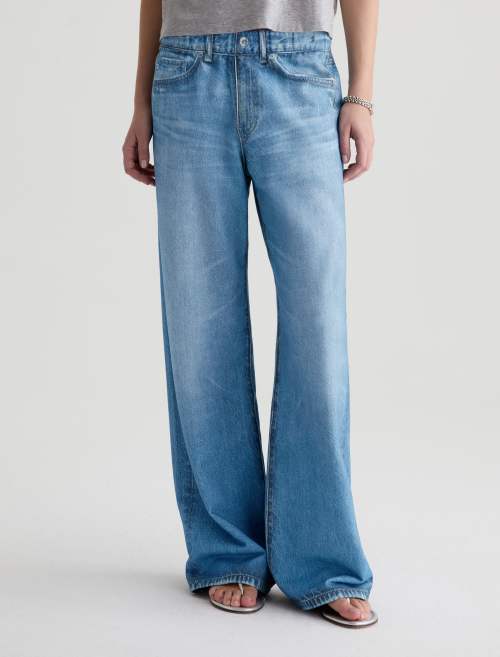 Adria Off-Duty Denim Sweatpant