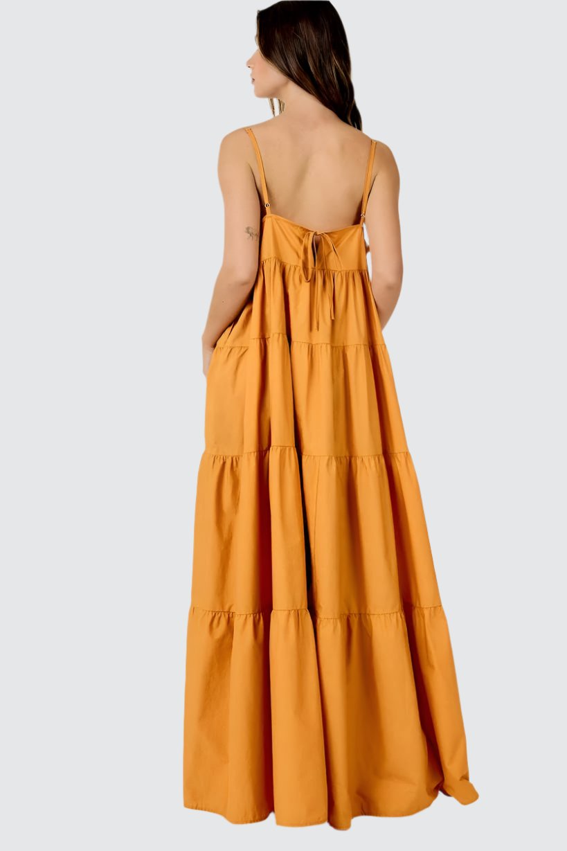 BellaKate UT Texas Game Day Maxi Dress Back View