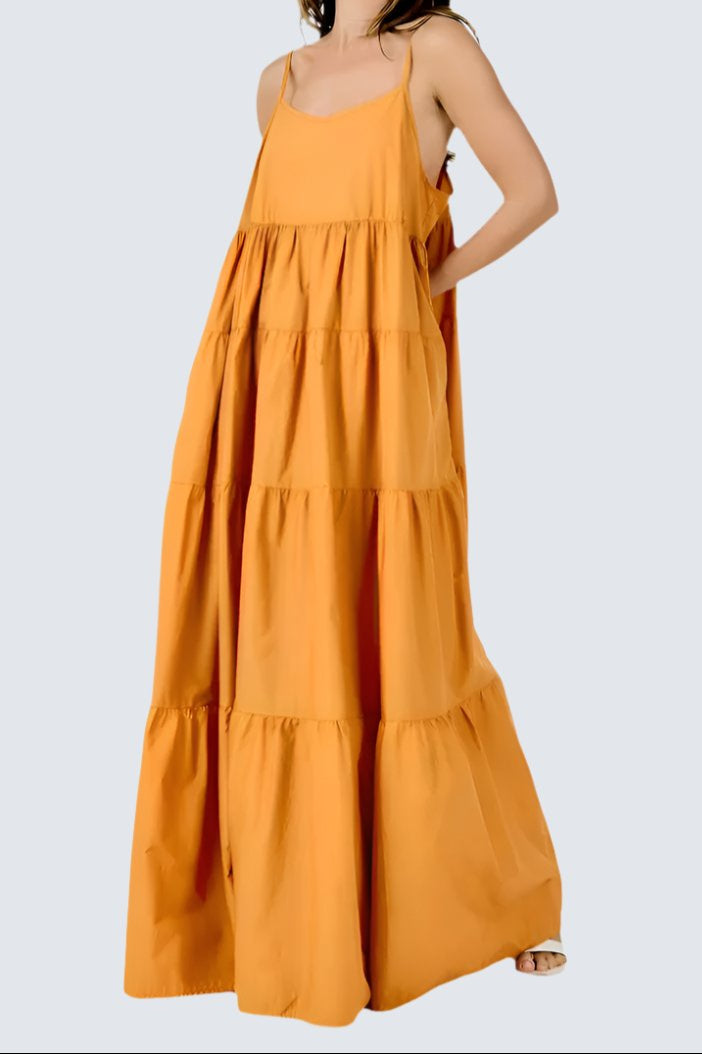 BellaKate UT Texas Game Day Maxi Dress Front View