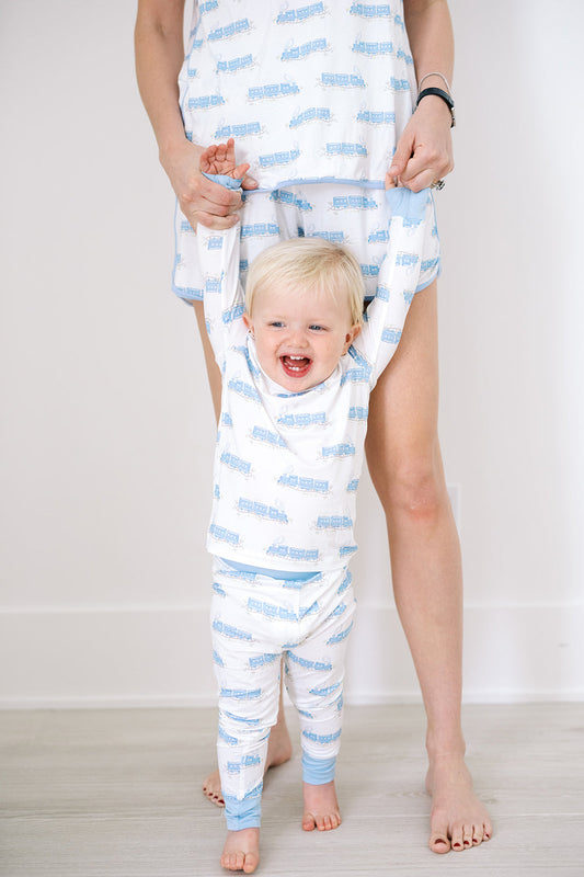 Train Sleep Romper