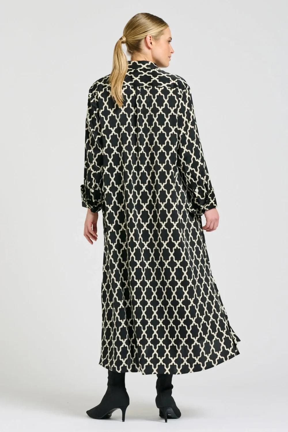 Amelie Longline Shirt Dress | Moroccan Print