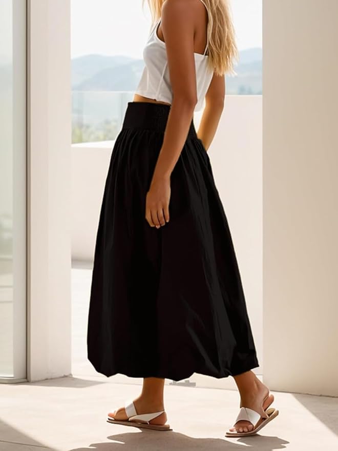 Bubble Midi Skirt