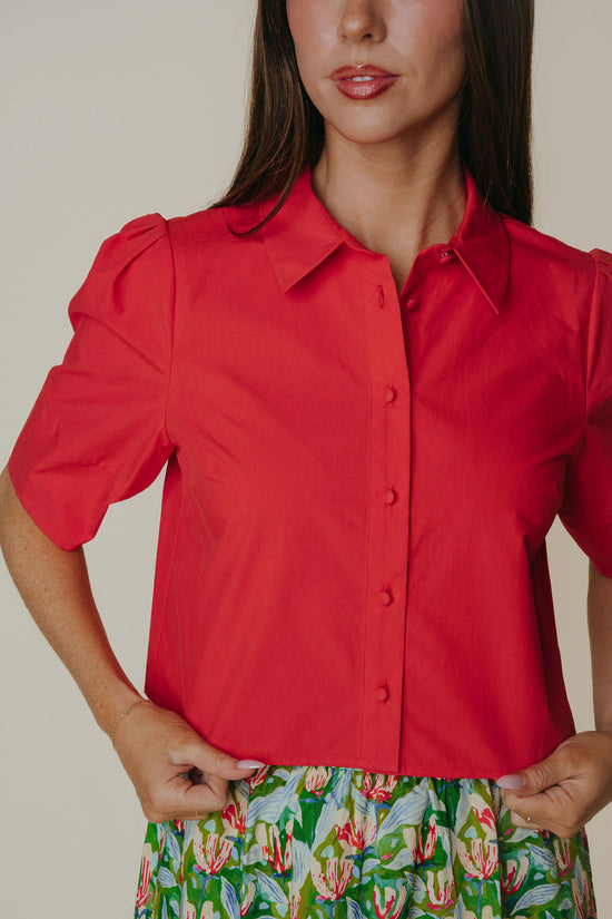 Fallon Top | Red
