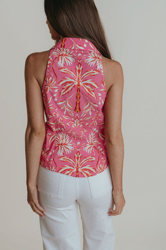 Meg Top | Pink Palm
