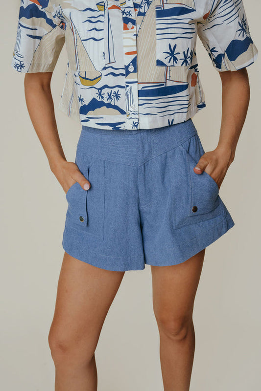 Cypress Shorts | Light Denim