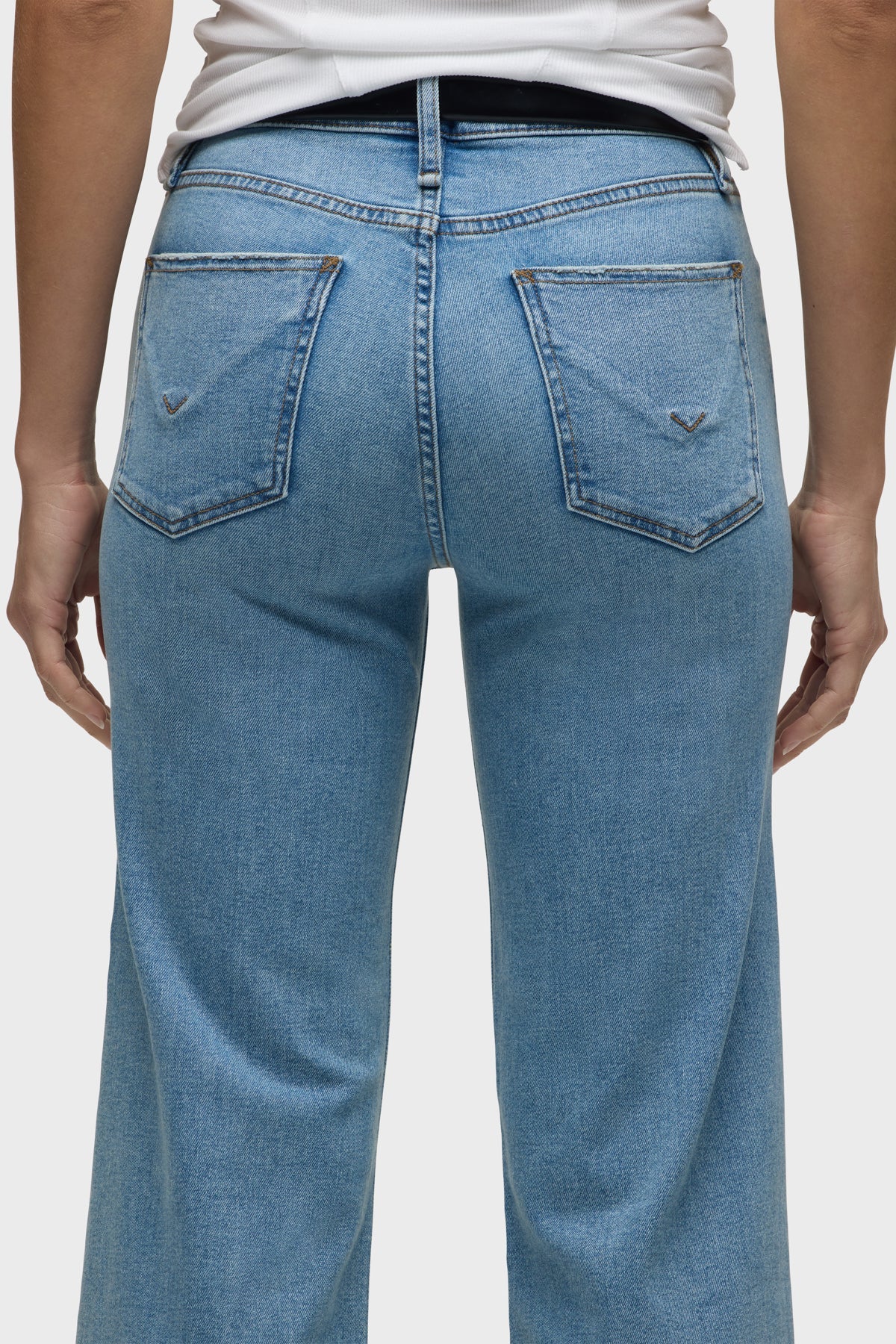 Rosie High Rise Wide Leg Ankle Cuff