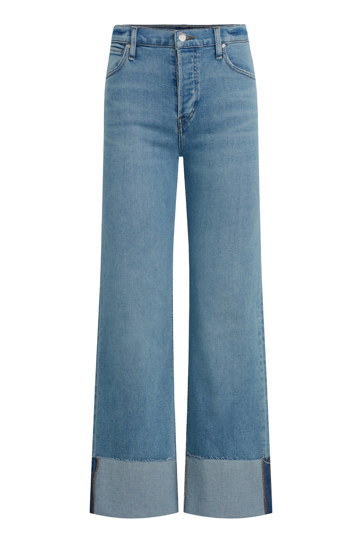 Rosie High Rise Wide Leg Ankle Cuff