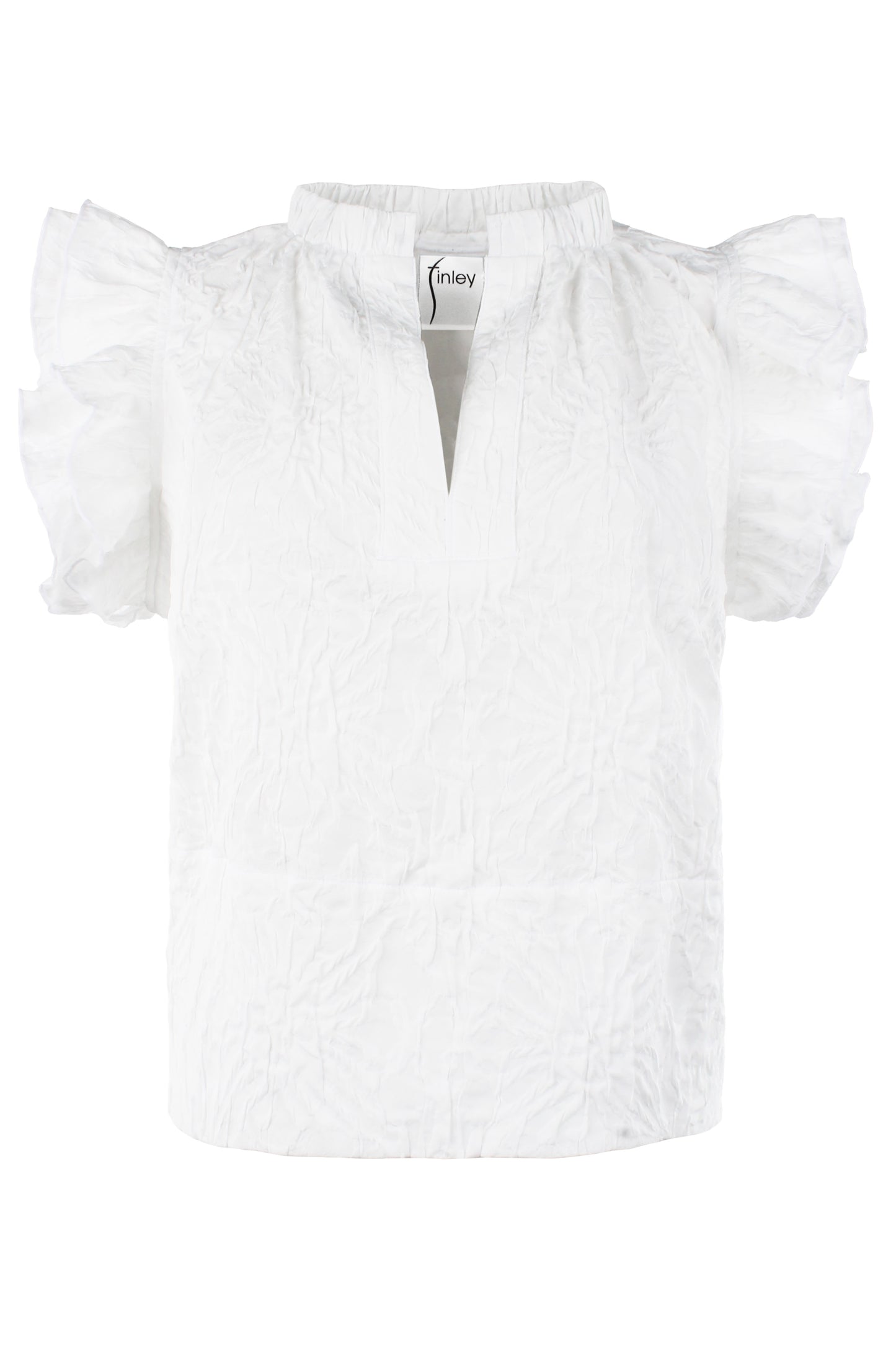 REMY TOP TEXTURED JACQUARD