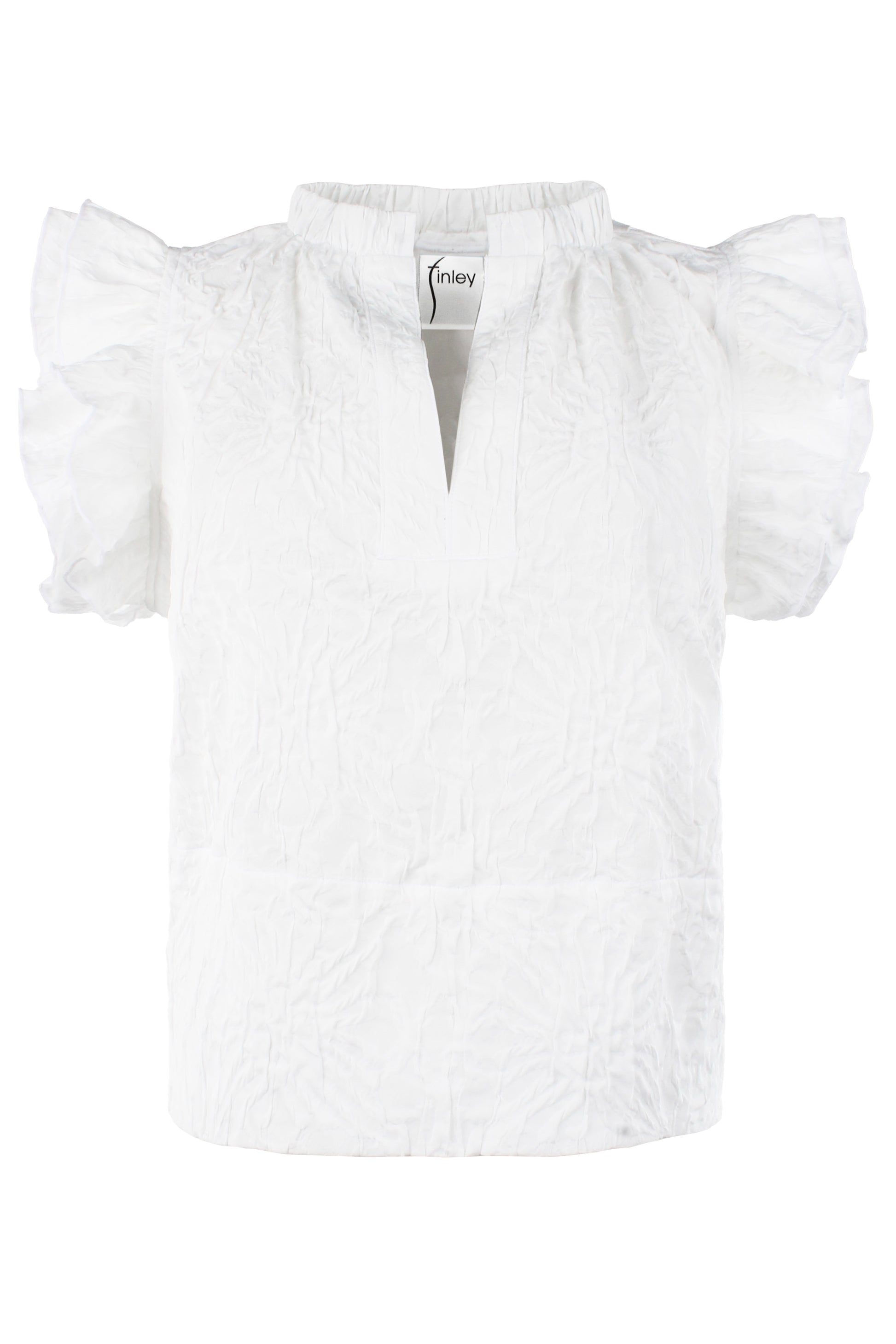 REMY TOP TEXTURED JACQUARD